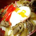 まるみかん.net's cooksnap of when they made シンプル☆牛丼.