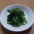 まくのうち's cooksnap of when they made 菜の花のおひたし.