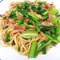 いちいちい's cooksnap of when they made ☆小松菜とﾍﾞｰｺﾝのﾊﾟｽﾀ☆.