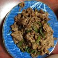 bianca763's cooksnap of when they made 牛肉とピーマンの味噌炒め ～ご飯の友～.