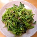 haco858's cooksnap of when they made 菜の花のじゃこ炒め.