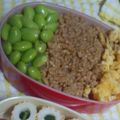 ドルフィン・ラヴ's cooksnap of when they made 枝豆の三色丼.