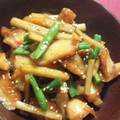 羽尼うに's cooksnap of when they made ゴボウとさつま揚げの煮物♪.