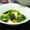 kotopanda's cooksnap of when they made 長ネギとイカのぬた.