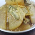 tekkolove's cooksnap of when they made 牡蠣とだいこんの煮物.