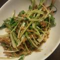 hakky0825's cooksnap of when they made 牛肉の甘辛炒め☆水菜和え.
