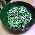 たまいずみ's cooksnap of when they made 春菊のツナマヨ和え.