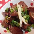 ：：うずら：：'s cooksnap of when they made こってりおいしいよ。鶏レバーの甘辛煮.