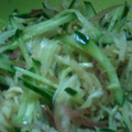 denies's cooksnap of when they made 大好評みょうが＆きゅうりの切干だいこん.