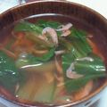 きんぎょねこ's cooksnap of when they made 簡単★チンゲン菜と桜えびのスープ.