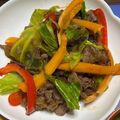 たんぽぽッ's cooksnap of when they made 牛肉とパプリカの甘辛炒め.