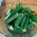 みてみてー！'s cooksnap of when they made オクラ茹でて…♡旨旨タレで召し上がれ♬.