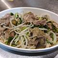 ポンポリン's cooksnap of when they made レンジ豚バラナスもやし☆サラダ☆昼食簡単.