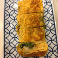 さおりらっくま's cooksnap of when they made お弁当に☆三つ葉と桜えびの卵焼き.