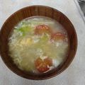 コマアキ's cooksnap of when they made レタスとトマトと卵のスープ.