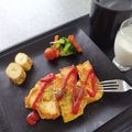 京ん家's cooksnap of when they made 超簡単！朝ごはん☆チーズたまごトースト♬.