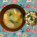 yu🐓's cooksnap of when they made 白カブと油揚げの味噌汁.