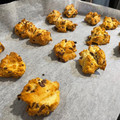 nari-na's cooksnap of when they made 簡単さくさく！バター不使用！米粉スコーン.