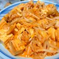 yukoko☆'s cooksnap of when they made 厚揚げともやしのキムチマヨネーズ炒め.