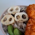 チョコママ★'s cooksnap of when they made 超簡単♪ハロウィンのガイコツれんこん.