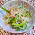 有喜穂's cooksnap of when they made もやしとピーマンとカニカマの簡単ナムル.