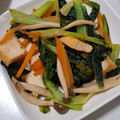 ヨシヨッシー's cooksnap of when they made 小松菜と厚揚げの簡単煮.
