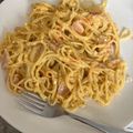 プロフェッショナル24's cooksnap of when they made 本場簡単生クリ牛乳なし濃厚カルボナーラ.