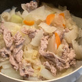 ＊葉っぱちゃん＊'s cooksnap of when they made 豚肉と大根白菜の重ね蒸し.