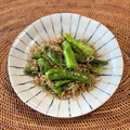 コムギ大好き's cooksnap of when they made ししとうとじゃこの炒め物。作り置きにも.
