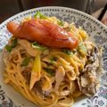 秀狼1011's cooksnap of when they made ＊明太（たらこ）クリームパスタ＊.