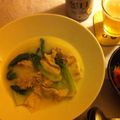 floatan's cooksnap of when they made チンゲン菜と湯葉のクリーム煮.