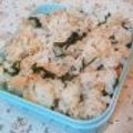 みや☆なな's cooksnap of when they made 鮭フレ大葉の混ぜご飯～まぜただけぇ～.