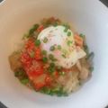 みぃーちゃん's cooksnap of when they made ＊新玉ねぎと豚肉の温玉のせ丼＊.