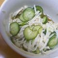 さっくー's cooksnap of when they made ◆さっぱり酢◆きゅうりとエノキとちくわ.