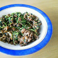 chiezo1974's cooksnap of when they made とうみょうと牛肉の細切り炒め.