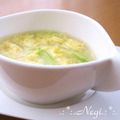 矢切のねぎちゃん's cooksnap of when they made アスパラ＆新玉ねぎの中華スープ.