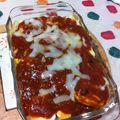 RanjaNa's cooksnap of when they made ミートソースで♪ポテトと玉子のチーズ焼き.