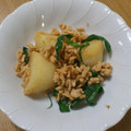yumimi0804's cooksnap of when they made 新じゃがとひき肉の味噌炒め.