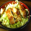 9時から男's cooksnap of when they made 超簡単！チキンのテリ生姜丼.