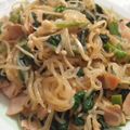 Miro99999's cooksnap of when they made ★ベーコンと糸こんの醤油バター炒め★.