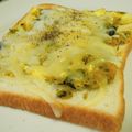 bobitin's cooksnap of when they made かぼちゃとチーズのマヨペッパートースト✿.