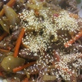 koroo16's cooksnap of when they made 牛肉と玉ねぎのちょい辛炒め.