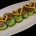 あっちゃまん1号's cooksnap of when they made 納豆マヨのきゅうり軍艦寿司.