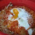 あまいこびと's cooksnap of when they made キムチともやしのピリ辛炒め.