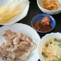 サマソニちゃん's cooksnap of when they made 野菜たっぷり！簡単韓国料理茹で豚ポッサム.