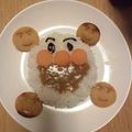 ☆チャキッ娘☆'s cooksnap of when they made 親子のアンパンマンデコカレー☆.