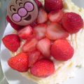 chacky7's cooksnap of when they made ✿デコレーションケーキは棒付きチョコで✿.