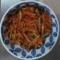 frootique's cooksnap of when they made じゃがぴ〜人参の3色きんぴら【作り置き】.