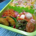 上野食堂's cooksnap of when they made お弁当に♪魚ニソとピーマンのケチャ炒め.