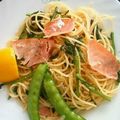 サマソニちゃん's cooksnap of when they made 簡単ランチ＊青菜パスタ♪.